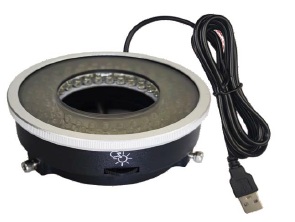 LED Ring Light with Polarizer